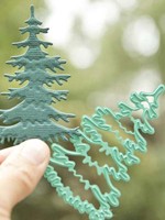Fustelle in Metallo AAGU a Forma di Albero di Natale in Acciaio al Carbonio, Modelli per Scrapbooking e Creazione di Biglietti
