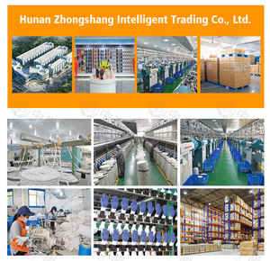 Mavi pamuk eldivenler bir tarafı emek koruması ile Anti kayma PVC noktalar emniyetli çalışma eldiveni - Product Image 5