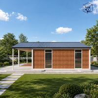 Maison conteneur détachable pour ADU de jardin, unité multifonctionnelle, mini-maison prête à l'installation Ray-Zen