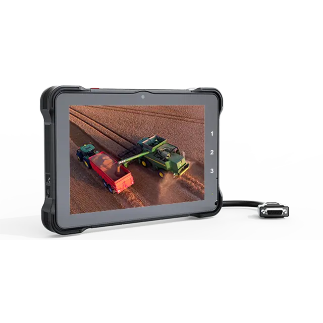 10 pulgadas IP67 vehículo resistente Linux Tablet PC agricultura navegación pantalla para sistema de guía de tractor