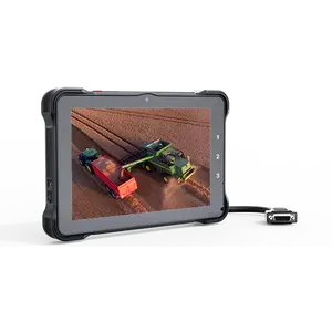 10 pulgadas IP67 vehículo resistente Linux Tablet PC agricultura navegación pantalla para sistema de guía de tractor