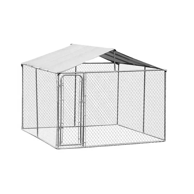 Hot Sale High Quality Outdoor Dog Cage s& Dog Kennels With Chain link: 60x60x2.3mm
