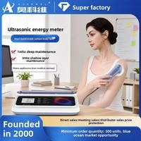Appareil d'énergie ultrasonique électrique, outil de beauté à ionophorèse, masseur double usage avec minuterie numérique 25W pour la taille