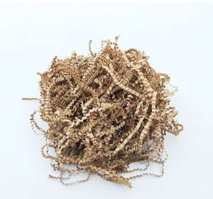 Supply Decorative gift box filler brown kraft Paper tissue crinkle shredded paper