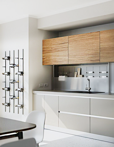 Armadietti da <span class=keywords><strong>cucina</strong></span> in <span class=keywords><strong>legno</strong></span> Art Deco con pannelli porta in vetro moderni in <span class=keywords><strong>legno</strong></span> bianco armadi da <span class=keywords><strong>cucina</strong></span> con lastre frontali a cassetto - Product Image 5