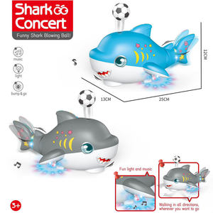 Jouet Requin Électrique à Évitement d'Obstacles Automatique, Mouvement Omnidirectionnel, Souffleur de Boules, Jouets Requin Lévitant avec Lumières et Musique pour Enfants - Product Image 2