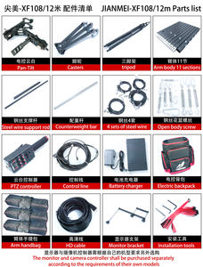 La grúa basculante de cámara portátil de montaje rápido Jianmei es adecuada para la inclinación de sartén eléctrica de doble eje <span class=keywords><strong>Tiktok</strong></span> - Product Image 6