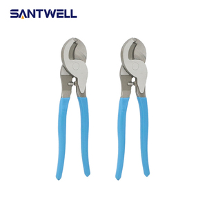 10"Big Head Cable Cutter-Curved Jaw Labor-Saving Wire Cutter|Manual Lightweight Electrician's Pliers for Cable Cutting&<b>Stripping</b> - Product Image 1