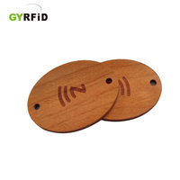 Bracelet NFC en bois tressé personnalisé avec étiquette en bambou, bracelet en bois tressé avec carte pour événements festifs