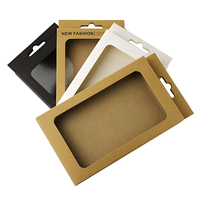 Boîte en papier kraft écologique avec impression flexo, fermeture à languette inversée, pour l'envoi de produits artisanaux