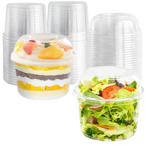 MOQ 200 sets de bols jetables en plastique PP de 1500 ml avec plateau intérieur de 4 cm de hauteur, boîtes moulées par injection, pour plats à emporter, avec couvercle, pour fêtes et événements - Product Image 1