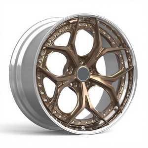 Nouvelle jante automobile en bronze forgé ultra-concave légère en 2 parties, 18-24 pouces, aluminium personnalisé - Product Image 4