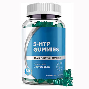OEM 5-HTP Soft Gummy Candy Suplementos naturales sin azúcar Apoya el estado de ánimo de serotonina/Soporte para dormir para adultos y adolescentes - Product Image 1