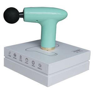 Pistolet de massage électrique miniature Boguan vert émeraude avec 2 têtes, outil de thérapie Gua Sha - Product Image 5