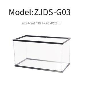 Kotak Makan Reptil ZJDS-G L Akrilik Transparan Tinggi untuk Lanskap Kandang Hewan Peliharaan Akuarium - Product Image 4