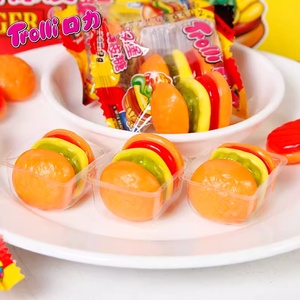 Venta al por mayor Troli <span class=keywords><strong>Burger</strong></span> Shaped Gummy <span class=keywords><strong>Candy</strong></span> 540g/caja Caramelo exótico Sweet Jelly - Product Image 4
