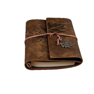 Cuaderno de Tapa Dura Vintage con Hojas Sueltas, Estilo Tri-Plegable, para Estudiantes, Viajes, Registro de Recuerdos, Regalo - Product Image 5