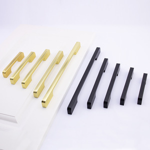 Aluminum Alloy Cabinet Drawer Handles Bar Shape French Style Durable Indoor Use - Product Image 3