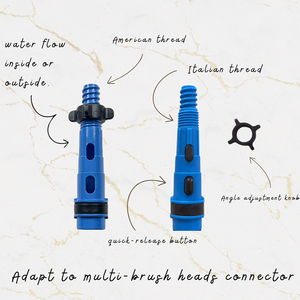 Cây lau kính, cây lau năng lượng mặt trời, cần kéo dài đa năng Qiyun 6/8/10m kèm chổi - Product Image 2