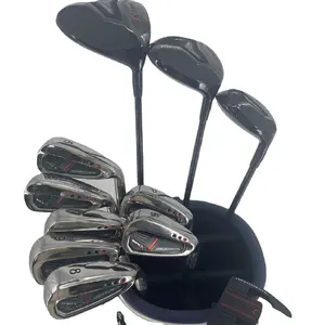 Heren Rechterhand Complete Golf Set Met Zwart/Rode Stand Tas Voor Goede Feedback En Feel.