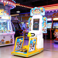 Machine de jeu d'arcade TT Play Speed Skater à monnayeur, avec support en anglais, construction en métal et plastique, pour usage intérieur dans les centres de jeux