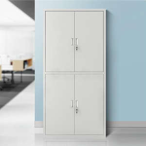 Archivador de oficina de acero de <span class=keywords><strong>armario</strong></span> de metal de Marco fino <span class=keywords><strong>alto</strong></span> de metal moderno ajustable - Product Image 3