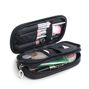 Women Cosmetic <strong>Bag</strong> Cosmetics Brushes Storage <strong>Bag</strong> <strong>Wash</strong> Makeup <strong>Bag</strong> Cosmetics Tool Organizers with Two <strong>Compartment</strong> - Product Image 1