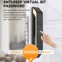 Cerradura Inteligente para Puerta USmartGo de Alta Calidad con WiFi, Huella Dactilar Biométrica, Reconocimiento Facial 3D, Cámara Inteligente y Tecnología Cloud Q62