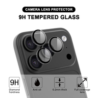 Protector de Lente de Cámara Antirrayas de Vidrio Templado para iPhone 18 Pro, Protector de Pantalla Individual 9H Compatible con Fundas