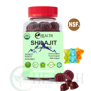 Paquete de botella pura de etiqueta privada OEM, gomitas de Shilajit naturales orgánicas sin adición para el cuidado de la salud - Product Image 4