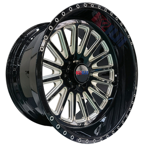Ruedas Forjadas Personalizadas con Patrón LUG Kg1, Acabado Pulido de Alto Brillo 26x14, Ruedas de Aleación Forjada American Force - Product Image 2