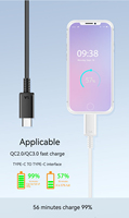 USB-C asli PD45W 5A kabel data pengisi daya Cepat Tipe C 25W 3A kabel pengisian Super cepat untuk Samsung S22 S23