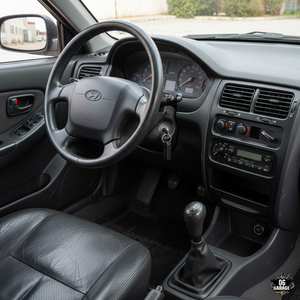 For Accent 1995-1999 Car Steering Wheel Lower Trim Panel Cover Egg <b>Crate</b> Design in Black Made in Turkey - Product Image 3