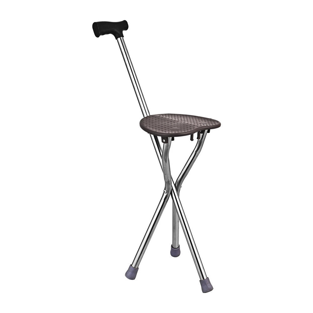 เก้าอี้สตูลทรงหัวใจรูปตัว T - สีน้ำตาล ปรับระดับไม่ได้