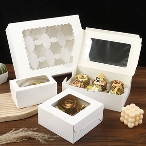 Kotak kemasan kue kertas PET bergelombang Matte berlapis untuk minuman & makanan hewan peliharaan pelindung UV segala bentuk mungkin untuk Sushi - Product Image 4