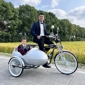 Triciclo Eléctrico Híbrido Clásico Retro <span class=keywords><strong>para</strong></span> Turismo, 4-6 Personas, Decoración <span class=keywords><strong>para</strong></span> Bodas, Fiestas y <span class=keywords><strong>Eventos</strong></span> - Product Image 4