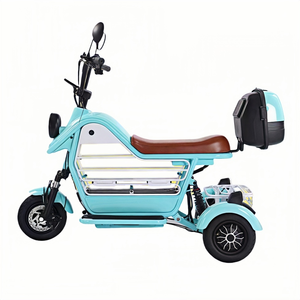 HIGYM-Bicicleta eléctrica compacta con batería de litio, <span class=keywords><strong>triciclo</strong></span> eléctrico plegable con estilo <span class=keywords><strong>para</strong></span> niños y mujeres adultas - Product Image 5