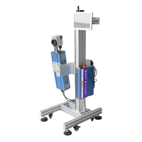 Automatischer Glasflaschen-CO2-Laser-Strechdrucker 30 W 40 W Hochgeschwindigkeits-CO2-Laser-Markierungsmaschine