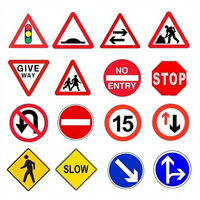 Panneaux de signalisation routière personnalisés en usine, durables, en aluminium, pour la sécurité des autoroutes, des rues et des parkings