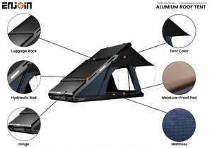 <span class=keywords><strong>2025</strong></span> enjoin cắm trại không thấm nước tự động bật lên vỏ cứng mái lều 4 người Nhôm Xe tienda canadiense - Product Image 3