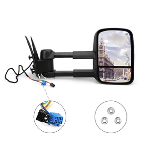 Espejo Retrovisor Lateral con Calefacción y ABS+Vidrio para Chevrolet Silverado 2003-2006 y GMC Sierra 2003-2006, Negro, 1 Año de Garantía - Product Image 2