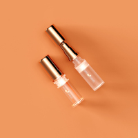 Pompe sans air écologique de haute qualité 5ml 10ml 15ml AS bouteille de crème de lotion sous vide bouteille d'emballage d'usine de soins personnels