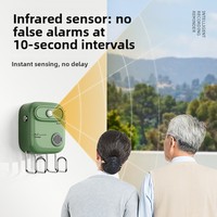 [Directement du Fabricant] Capteur intelligent de rappel d'extérieur à commande par application, avec fonction vocale pour la maison et rappel de porte-clés pour personnes âgées