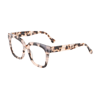 Fabrication en gros des dernières montures de lunettes pour hommes en acétate, lunettes optiques pour femmes à monture épaisse