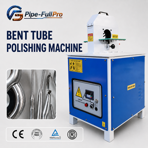 Machine de polissage automatique pour tubes courbés, rectification, polissage, décapage de la rouille, tubes en acier inoxydable, coudes, courbures en U, finition miroir - Product Image 1