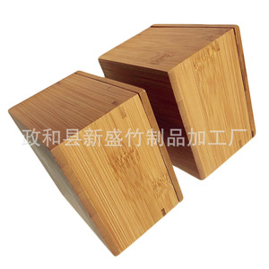 Creative cosmetic storage <b>box</b>, bamboo jewelry storage <b>box</b>, small miscellaneous storage <b>box</b>, wooden, customizable patterns. - Product Image 5