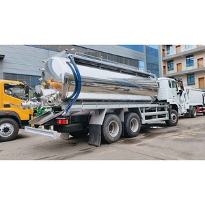 Camion à vide 1SUZU Giga 6x4 en acier inoxydable 316, résistant à la corrosion, camion d'aspiration des eaux usées à vendre - Product Image 1