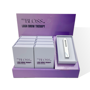 Présentoir de comptoir ondulé pliable personnalisé avec insertion inclinée pour vitrine unique d'article unique - Product Image 2