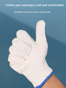 Gants tricotés en coton pour le travail manuel, fil de poly coton haute performance Offre Spéciale - Product Image 5