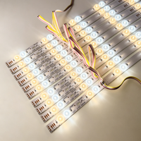 Bande lumineuse LED 2700K à 6500K IP20 IP65 2835smd avec lentille, 24 LED, bande rigide, rétroéclairage, télécommande, 24V, réglable
